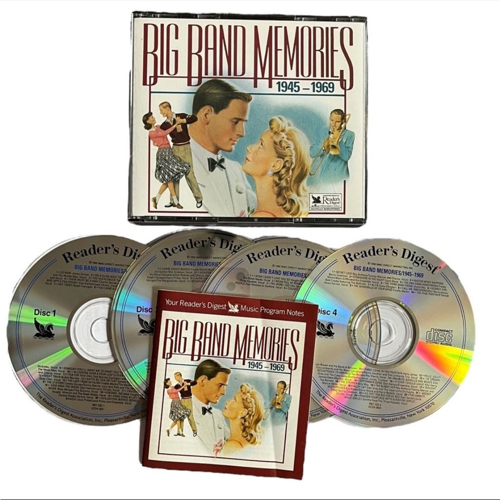 Big Band Memories 1945-1969 4 CD Compliation 1991 Readers Digest